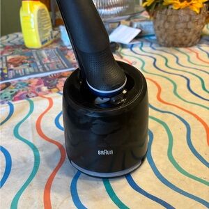 Braun Black Electric Shaver with Charging Stand